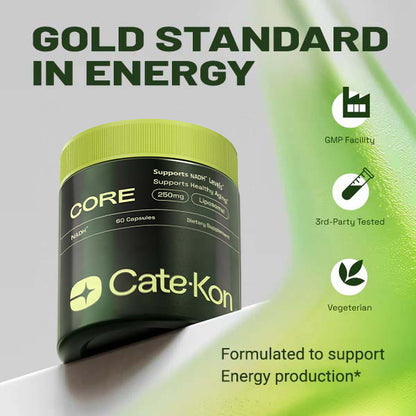 Cate-Kon Supplement Alternative - High Purity for Anti-Aging, Energy Supplements, Focus Supplement - 60 Capsules